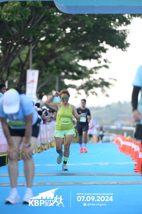 Race photo from KBP City Run 2024