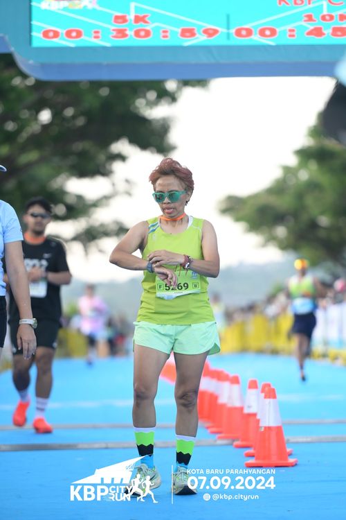 Race photo from KBP City Run 2024