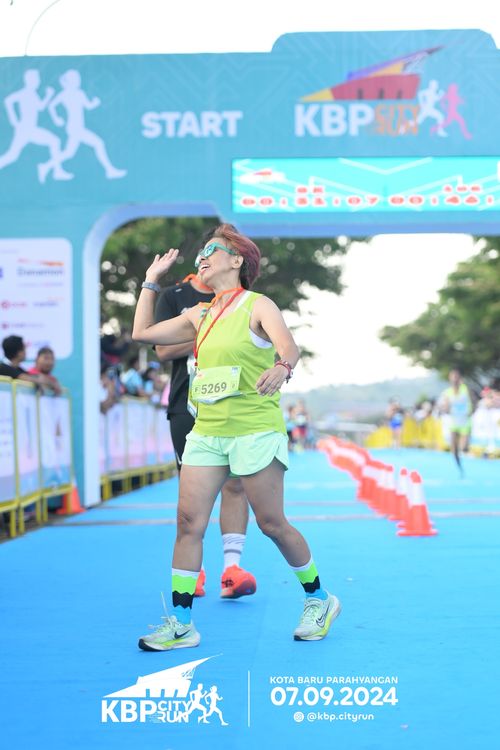 Race photo from KBP City Run 2024