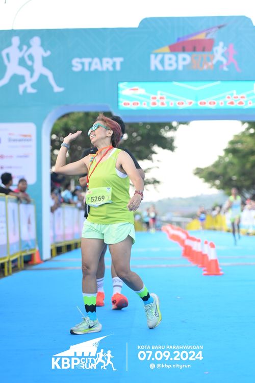 Race photo from KBP City Run 2024