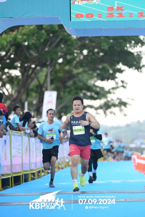 Race photo from KBP City Run 2024