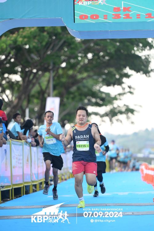 Race photo from KBP City Run 2024