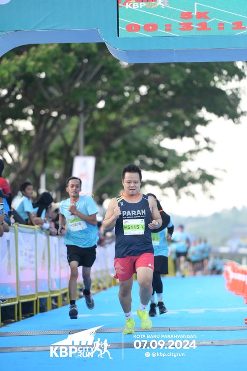 Race photo from KBP City Run 2024