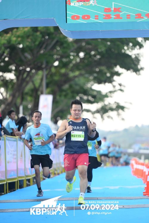 Race photo from KBP City Run 2024