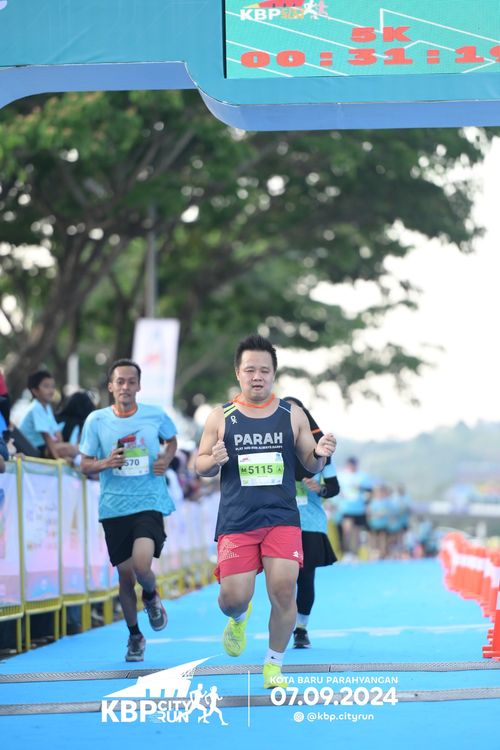 Race photo from KBP City Run 2024