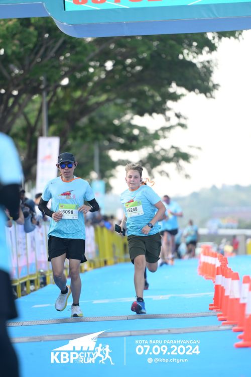 Race photo from KBP City Run 2024