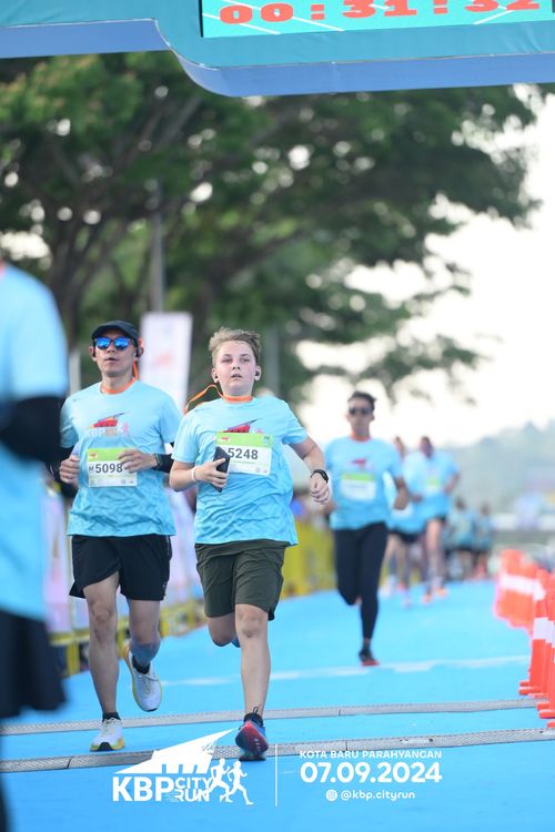 Race photo from KBP City Run 2024