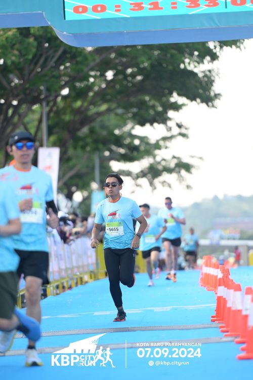 Race photo from KBP City Run 2024
