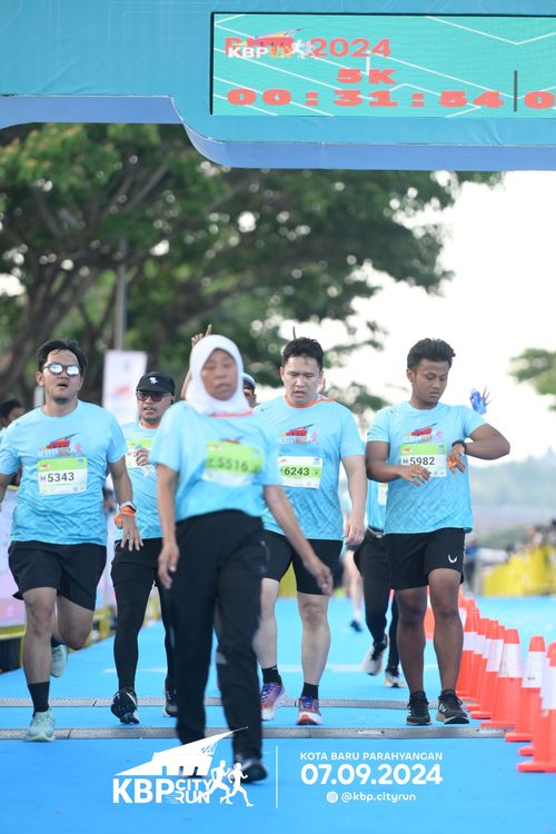Race photo from KBP City Run 2024