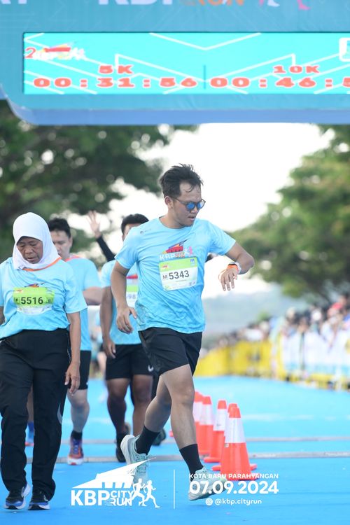 Race photo from KBP City Run 2024