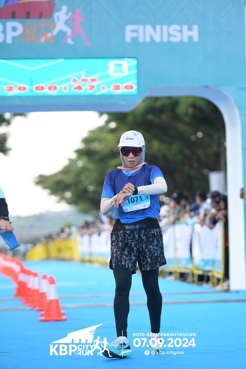 Race photo from KBP City Run 2024