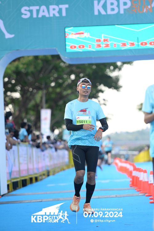 Race photo from KBP City Run 2024