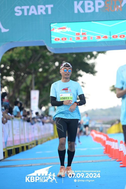 Race photo from KBP City Run 2024