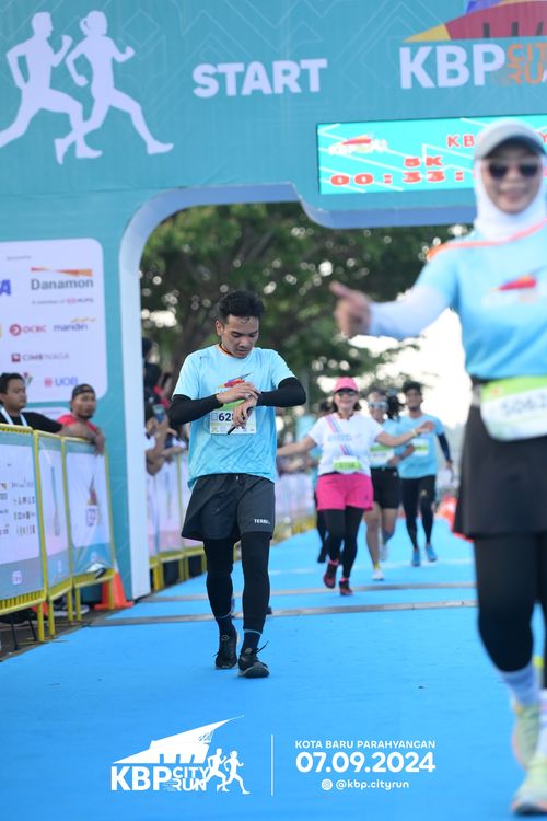 Race photo from KBP City Run 2024