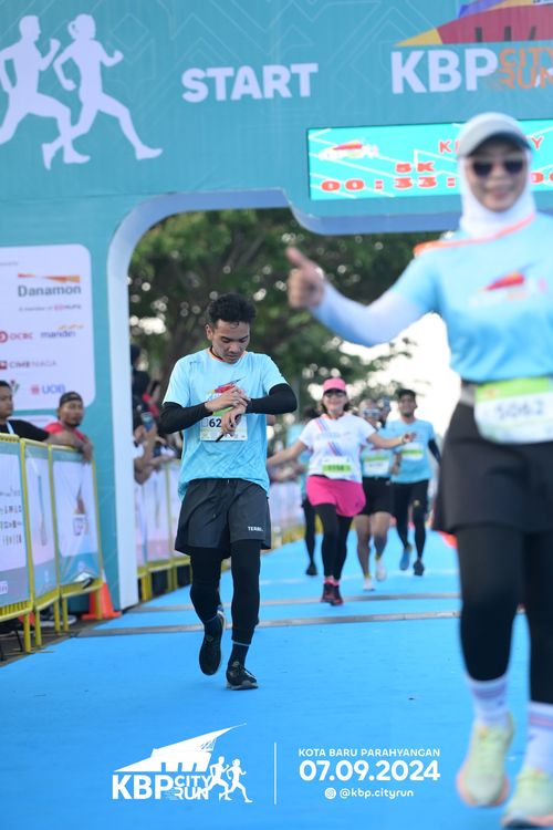 Race photo from KBP City Run 2024