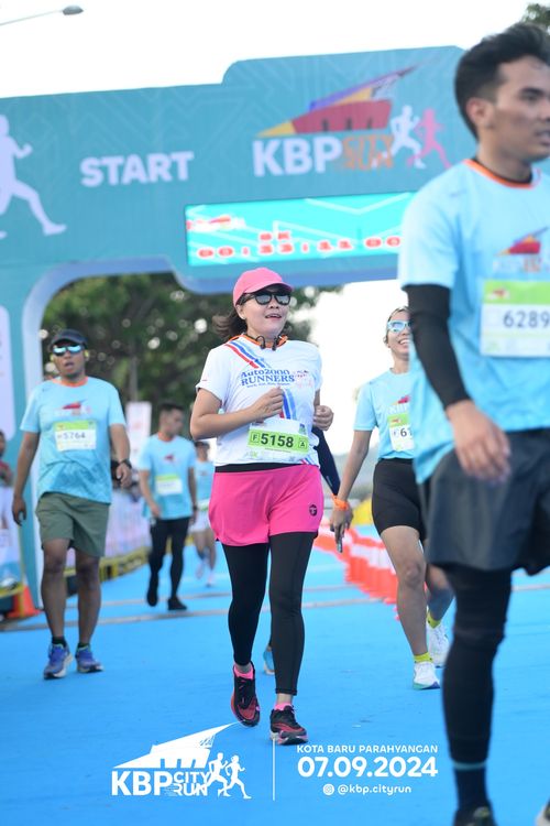 Race photo from KBP City Run 2024