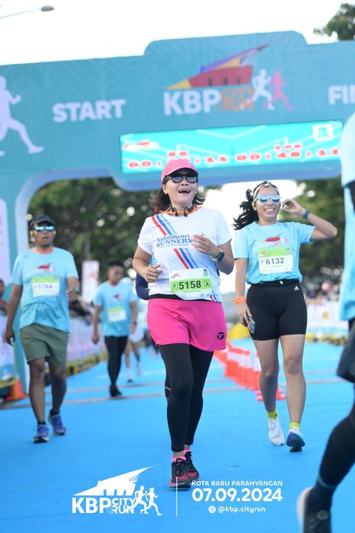 Race photo from KBP City Run 2024