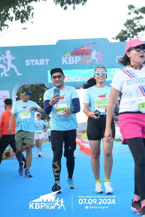 Race photo from KBP City Run 2024