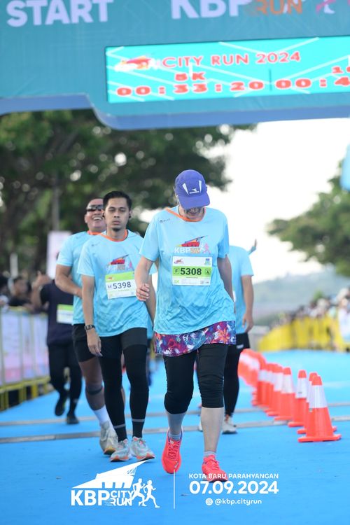 Race photo from KBP City Run 2024