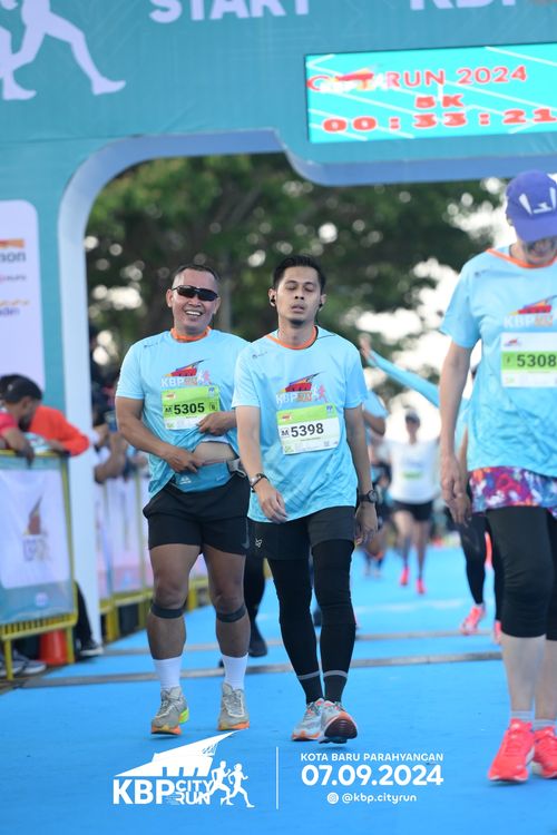 Race photo from KBP City Run 2024