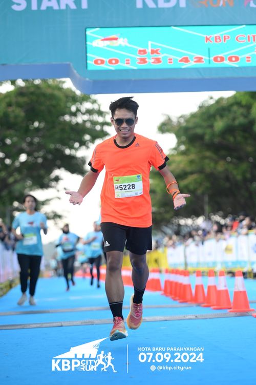 Race photo from KBP City Run 2024