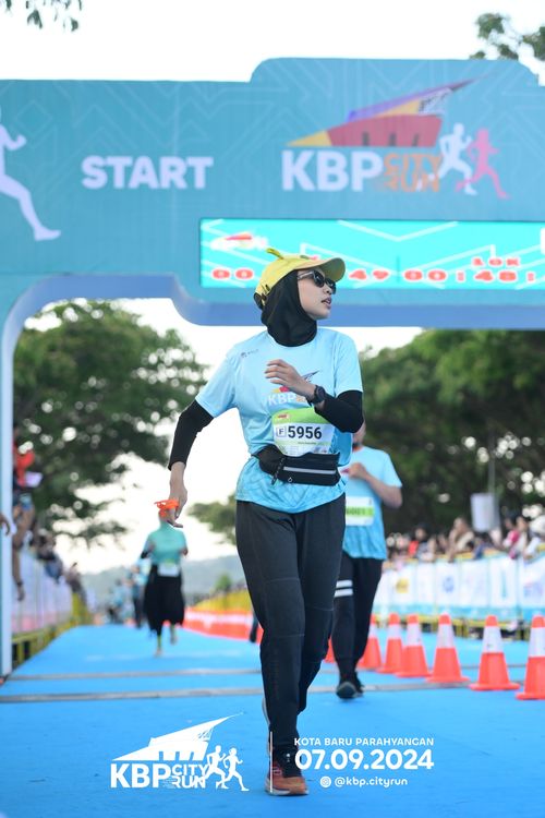 Race photo from KBP City Run 2024