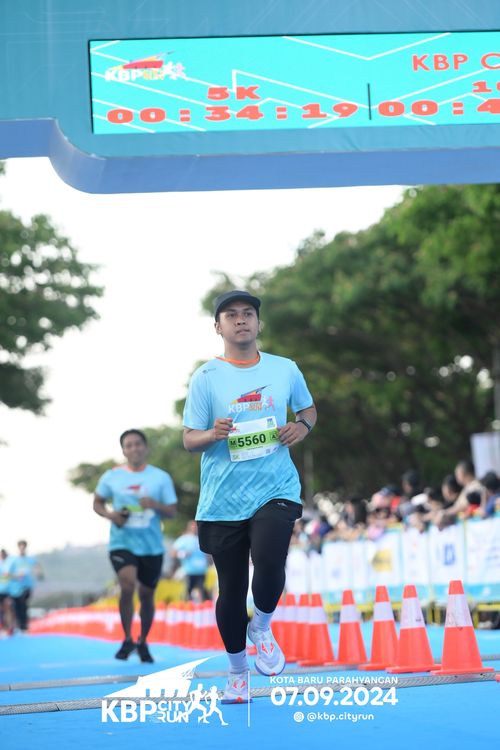 Race photo from KBP City Run 2024