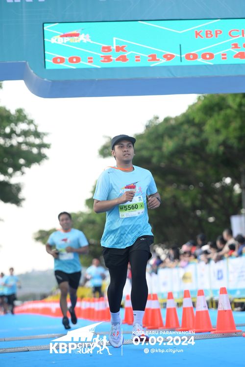 Race photo from KBP City Run 2024