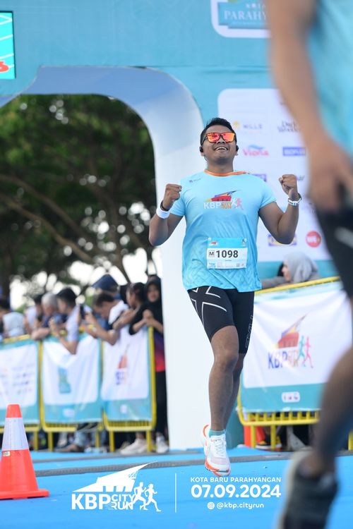 Race photo from KBP City Run 2024