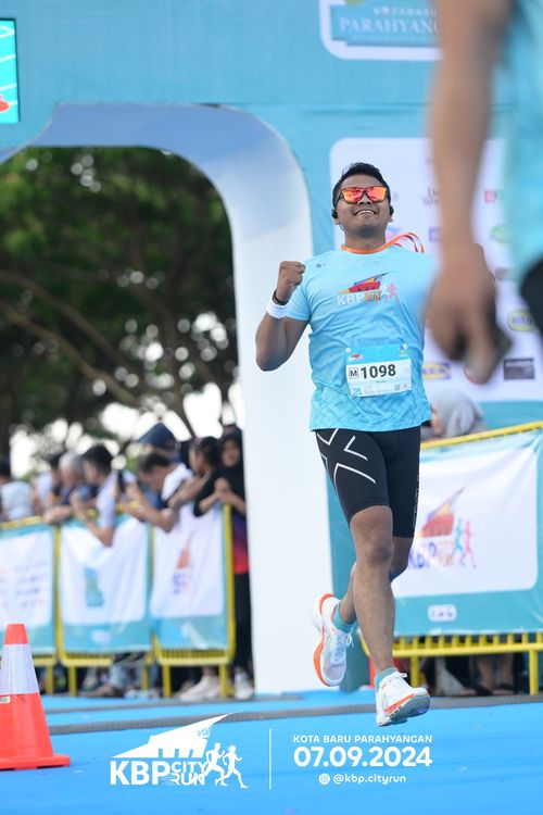 Race photo from KBP City Run 2024