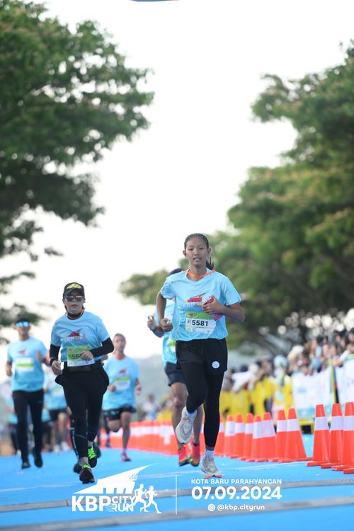 Race photo from KBP City Run 2024