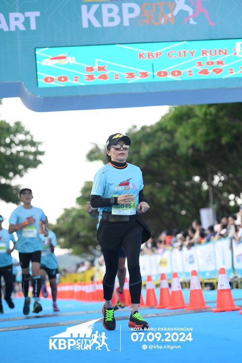 Race photo from KBP City Run 2024