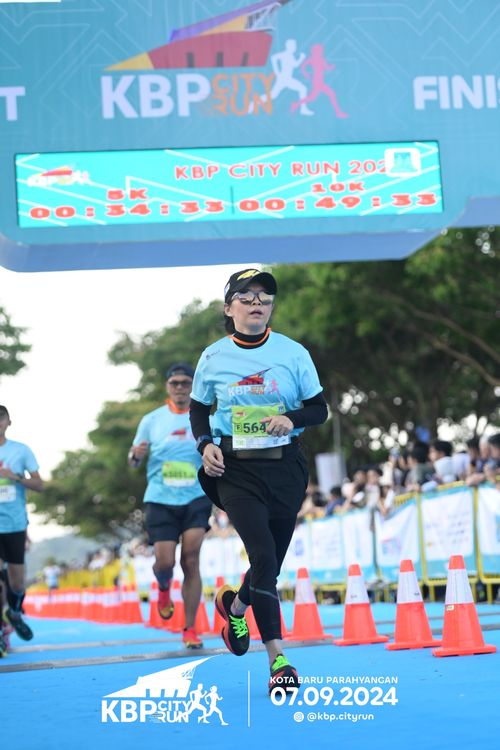 Race photo from KBP City Run 2024