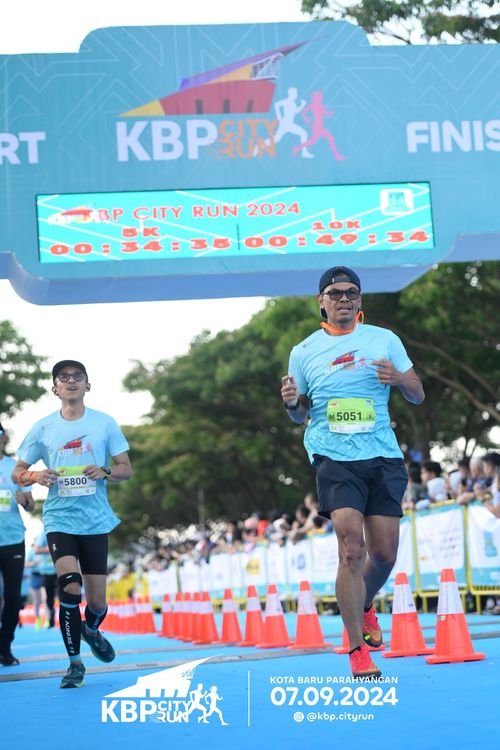 Race photo from KBP City Run 2024