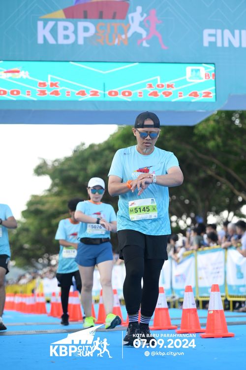 Race photo from KBP City Run 2024