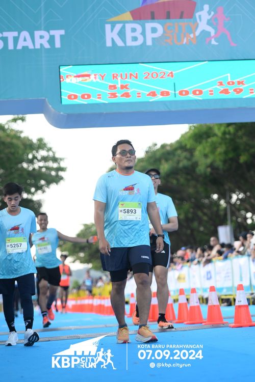 Race photo from KBP City Run 2024