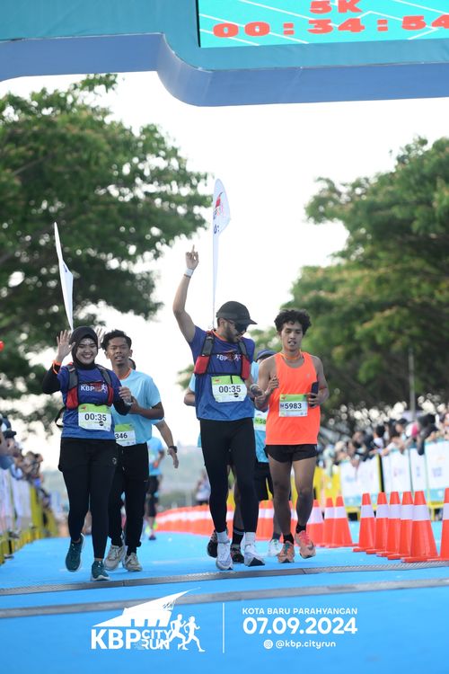 Race photo from KBP City Run 2024