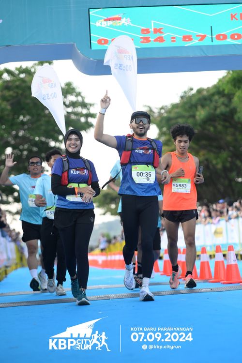 Race photo from KBP City Run 2024