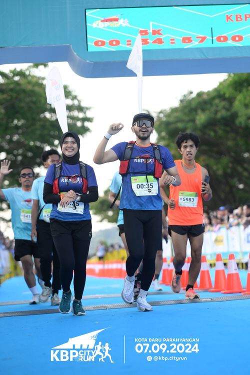 Race photo from KBP City Run 2024