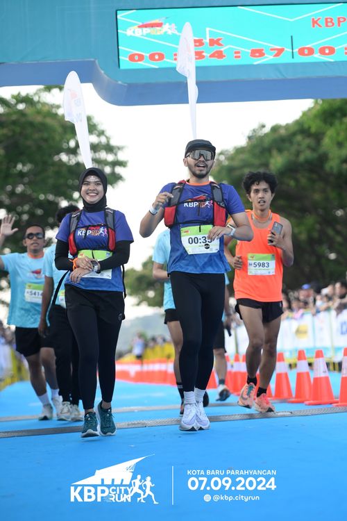 Race photo from KBP City Run 2024