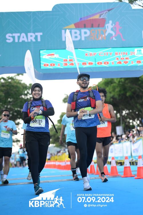 Race photo from KBP City Run 2024