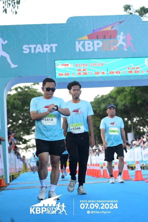 Race photo from KBP City Run 2024