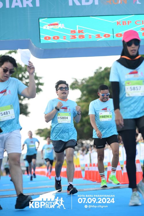 Race photo from KBP City Run 2024
