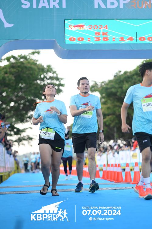 Race photo from KBP City Run 2024