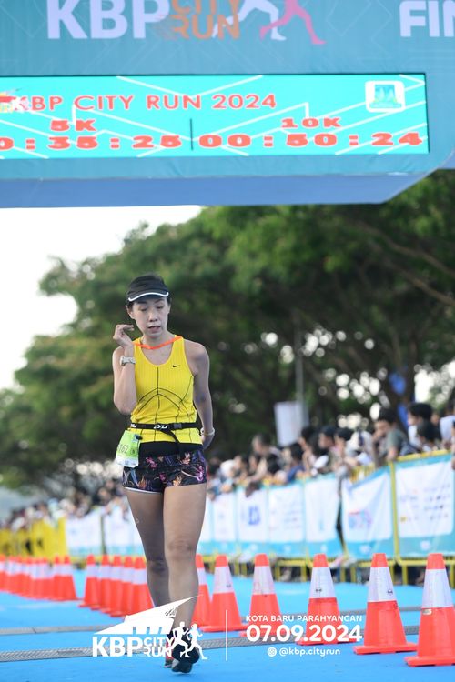 Race photo from KBP City Run 2024