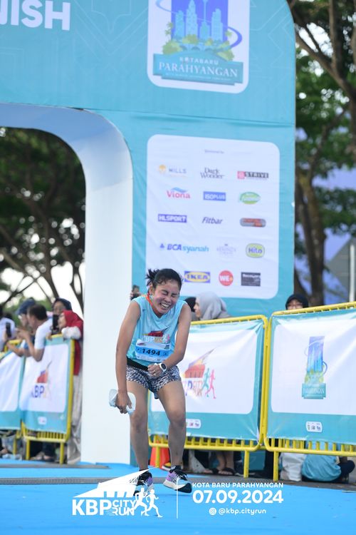 Race photo from KBP City Run 2024