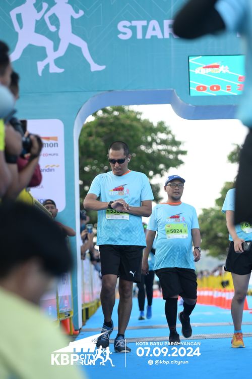 Race photo from KBP City Run 2024