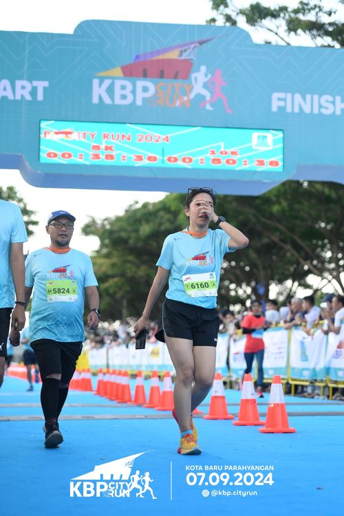 Race photo from KBP City Run 2024