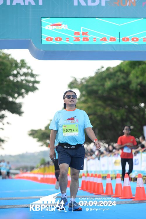 Race photo from KBP City Run 2024