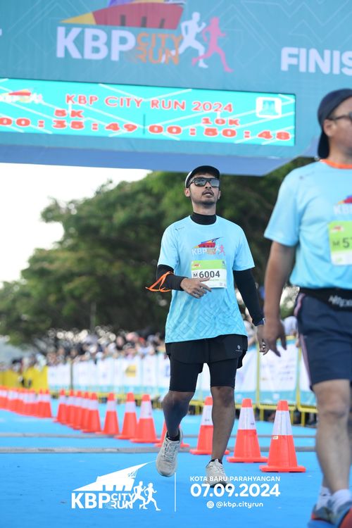 Race photo from KBP City Run 2024
